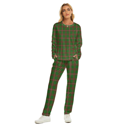 MacKinnon Hunting Modern Tartan Plaid Women's Pajama Suit