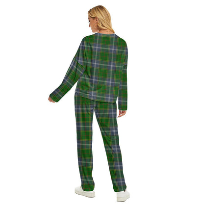 Pringle Tartan Plaid Women's Pajama Suit