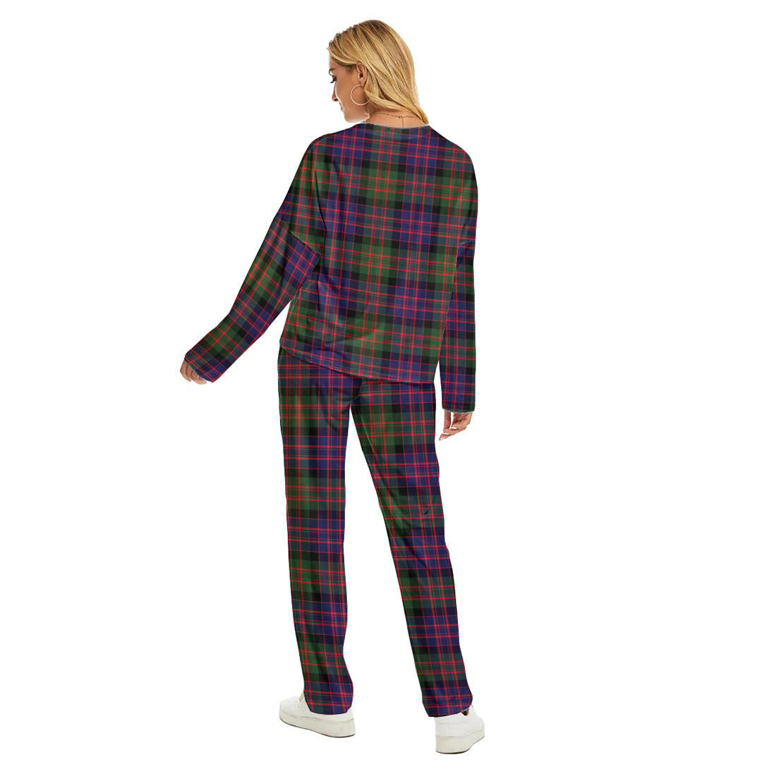 MacDonald Modern Tartan Plaid Women's Pajama Suit