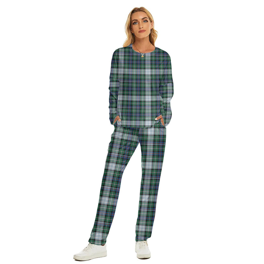 MacKenzie Dress Ancient Tartan Plaid Women's Pajama Suit