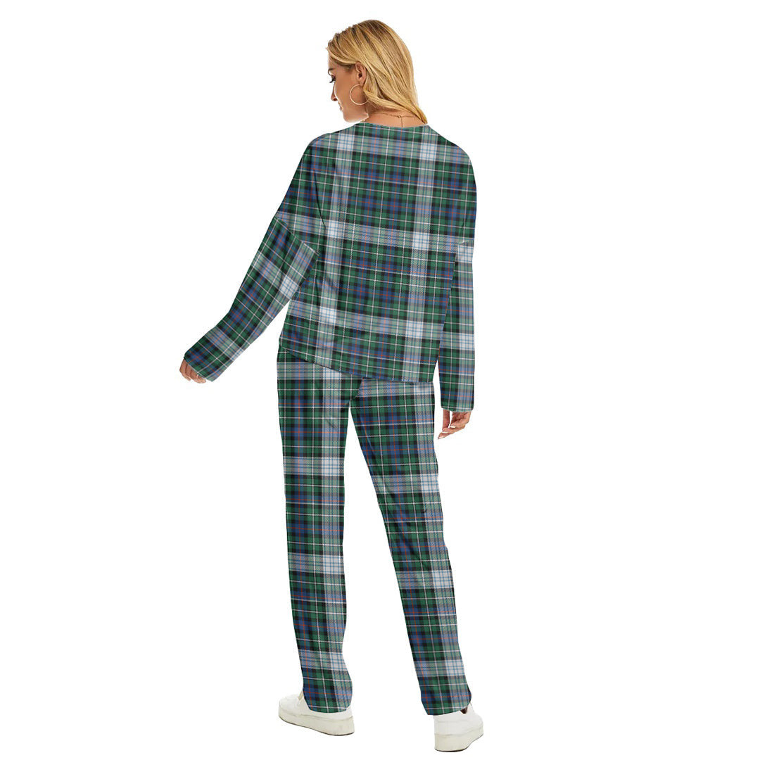 MacKenzie Dress Ancient Tartan Plaid Women's Pajama Suit