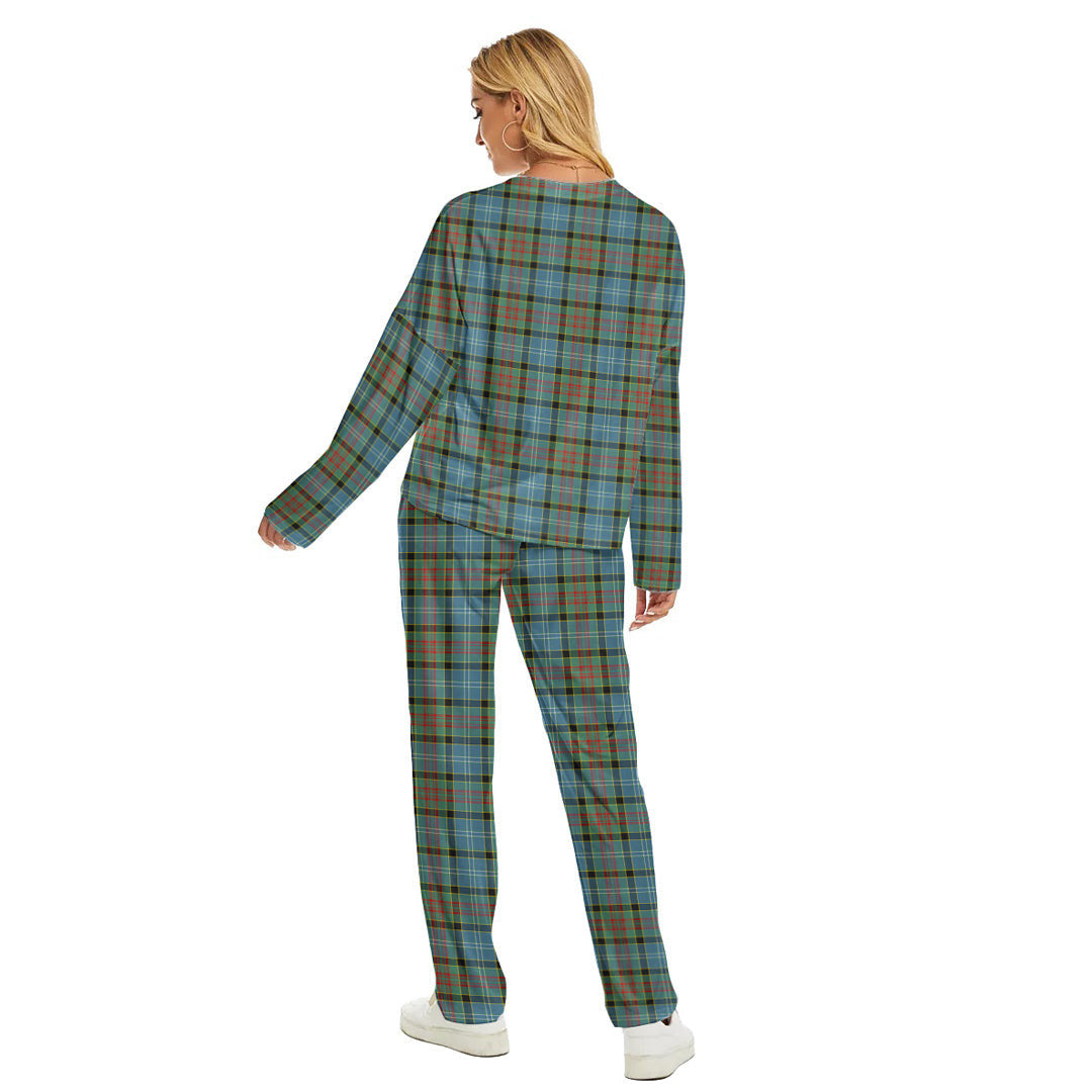 Paisley District Tartan Plaid Women's Pajama Suit