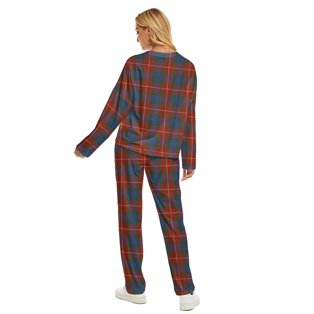 Fraser Ancient Tartan Plaid Women's Pajama Suit