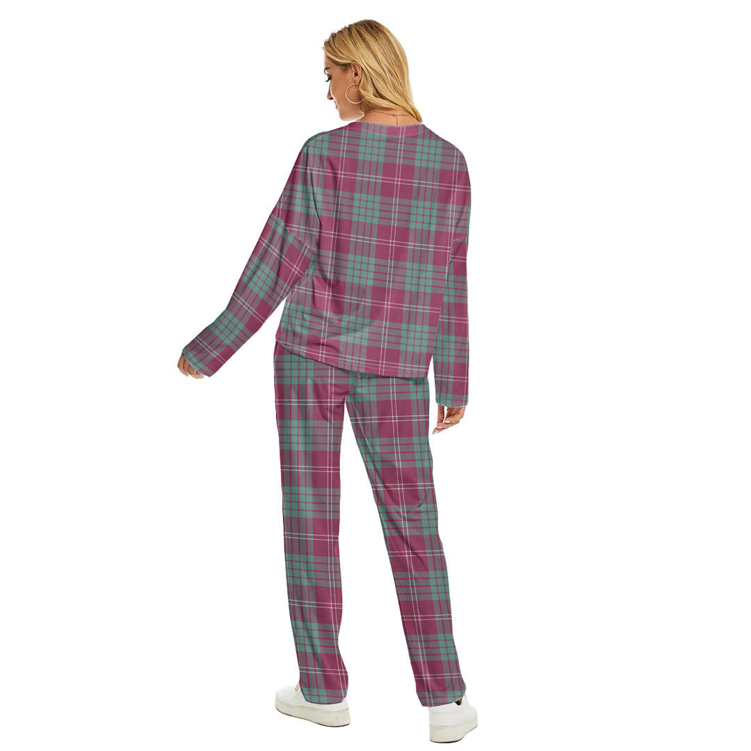 Crawford Ancient Tartan Plaid Women's Pajama Suit