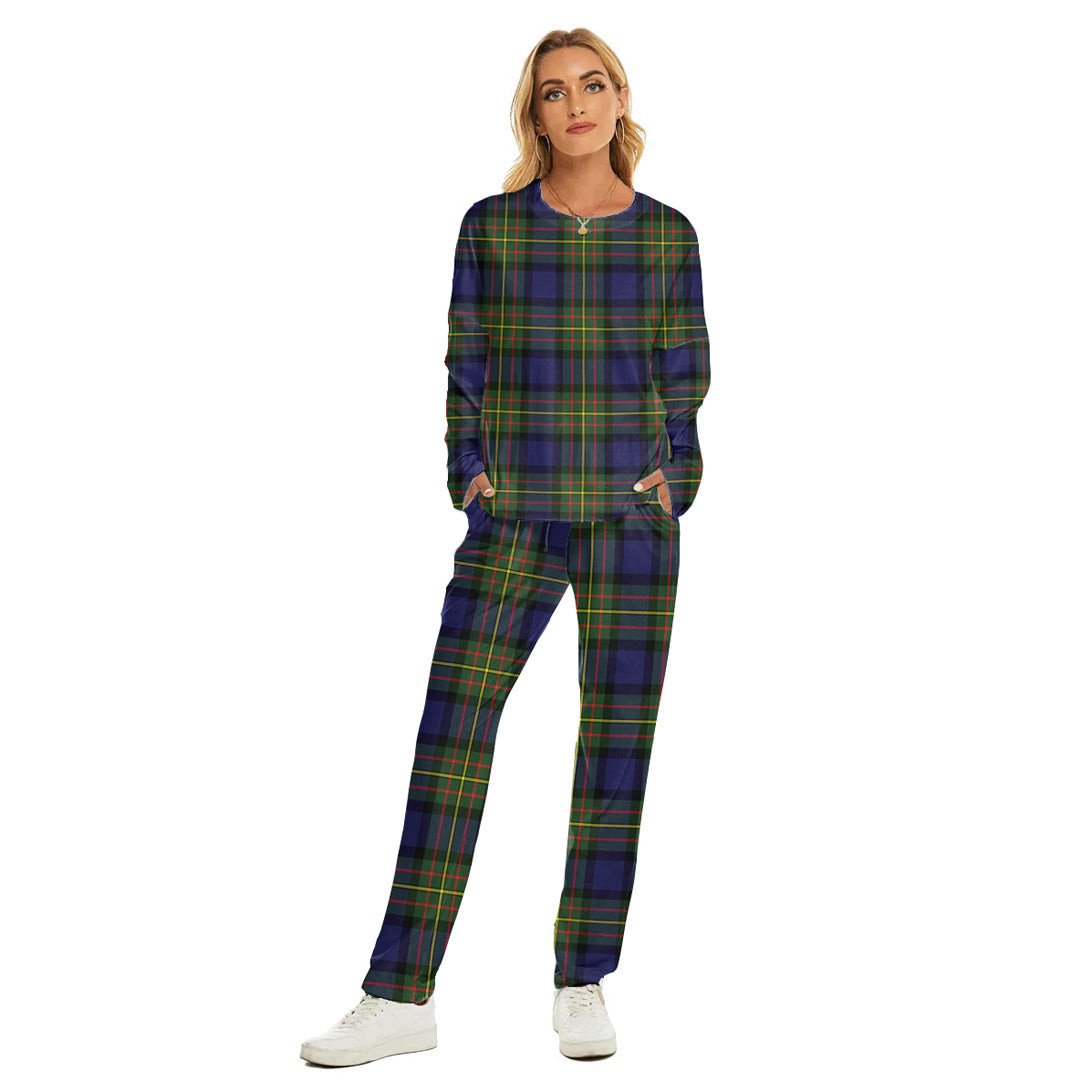 MacLaren Modern Tartan Plaid Women's Pajama Suit