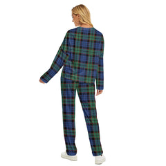 Fletcher Ancient Tartan Plaid Women's Pajama Suit