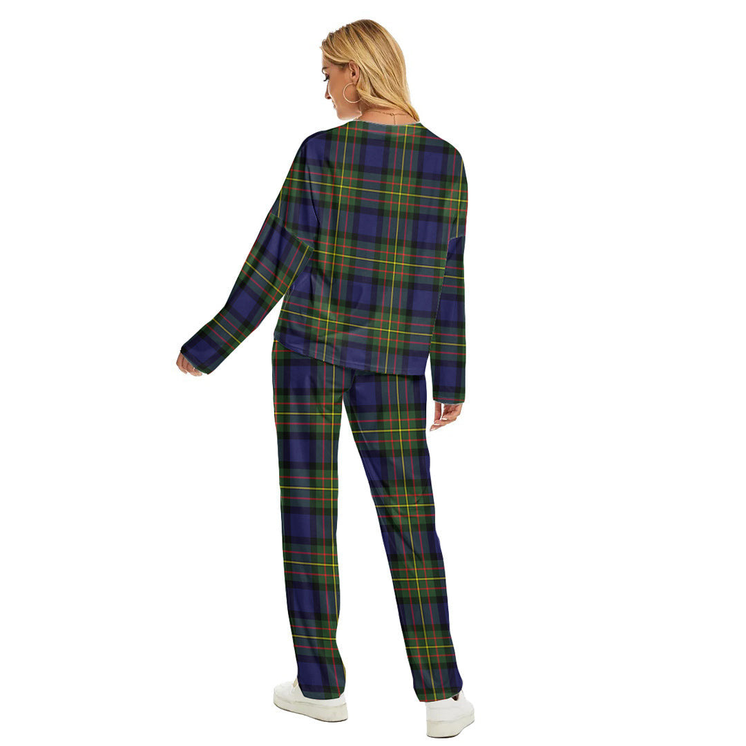 MacLaren Modern Tartan Plaid Women's Pajama Suit