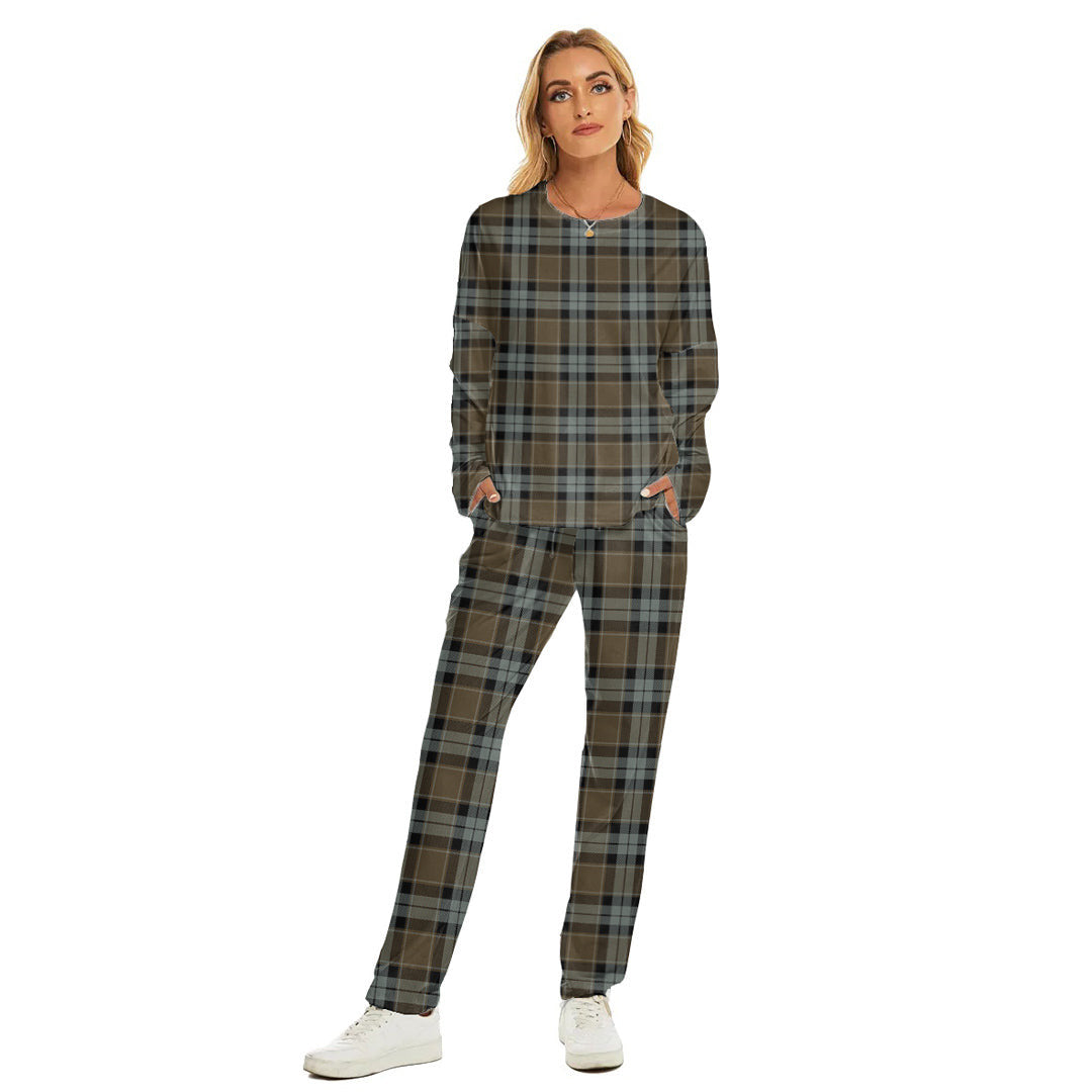 Graham of Menteith Weathered Tartan Plaid Women's Pajama Suit