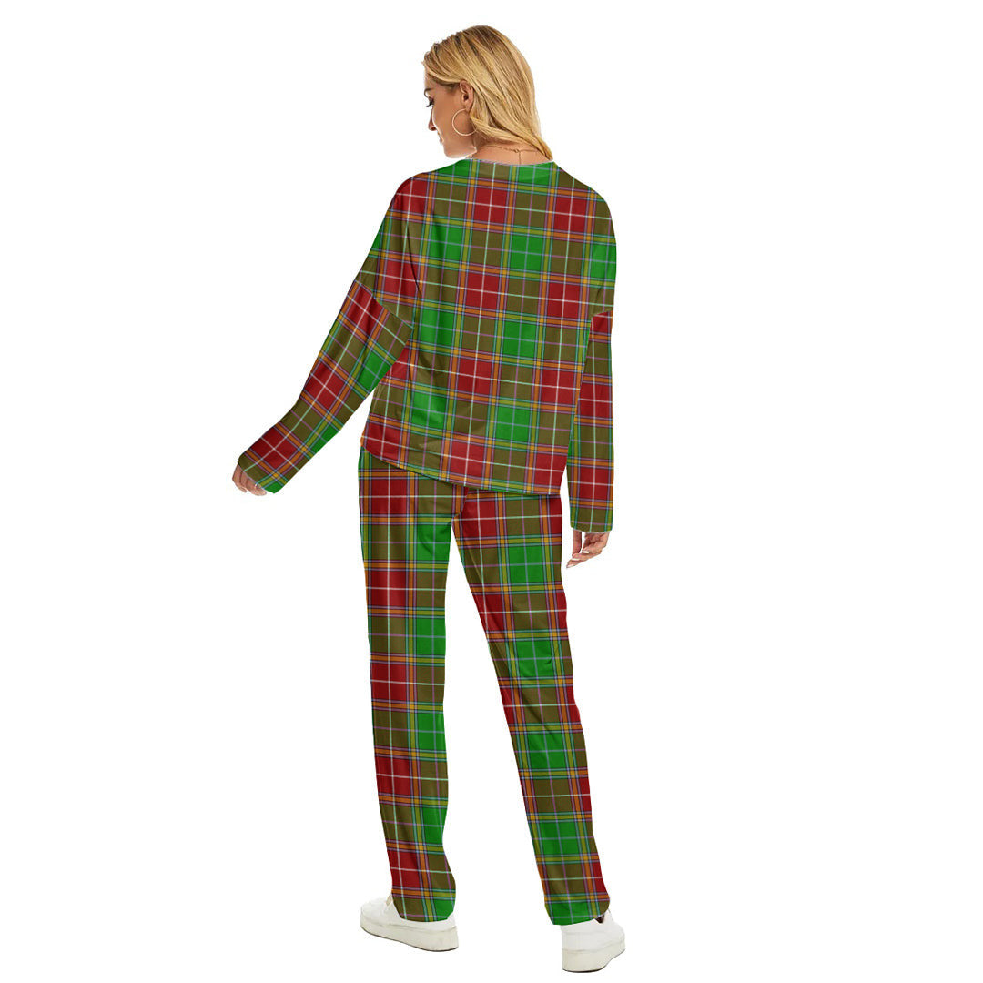 Baxter Modern Tartan Plaid Women's Pajama Suit