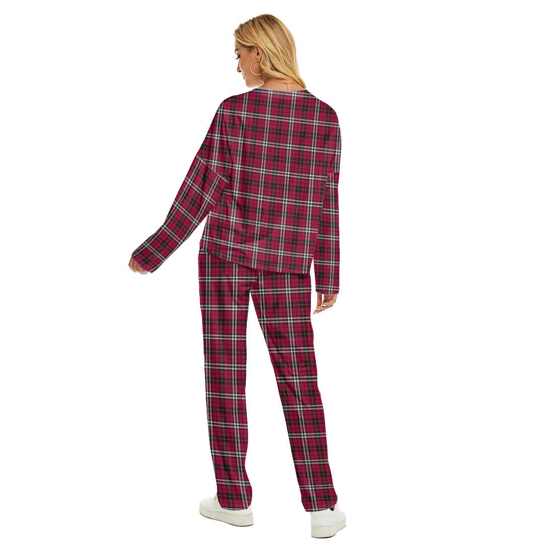 Little Tartan Plaid Women's Pajama Suit