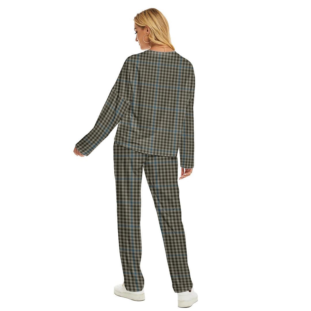 Haig Check Tartan Plaid Women's Pajama Suit