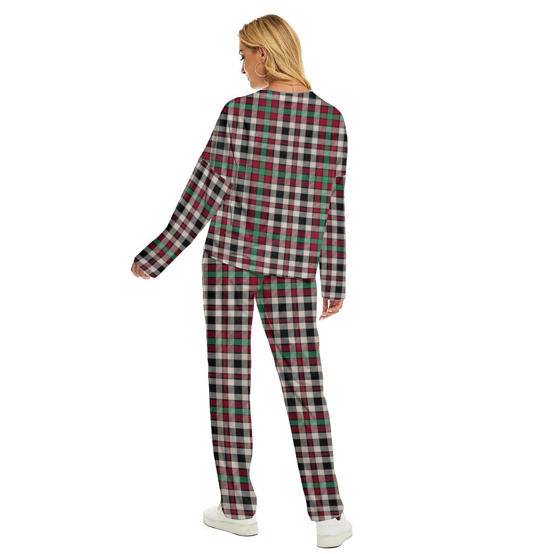 Borthwick Dress Ancient Tartan Plaid Women's Pajama Suit