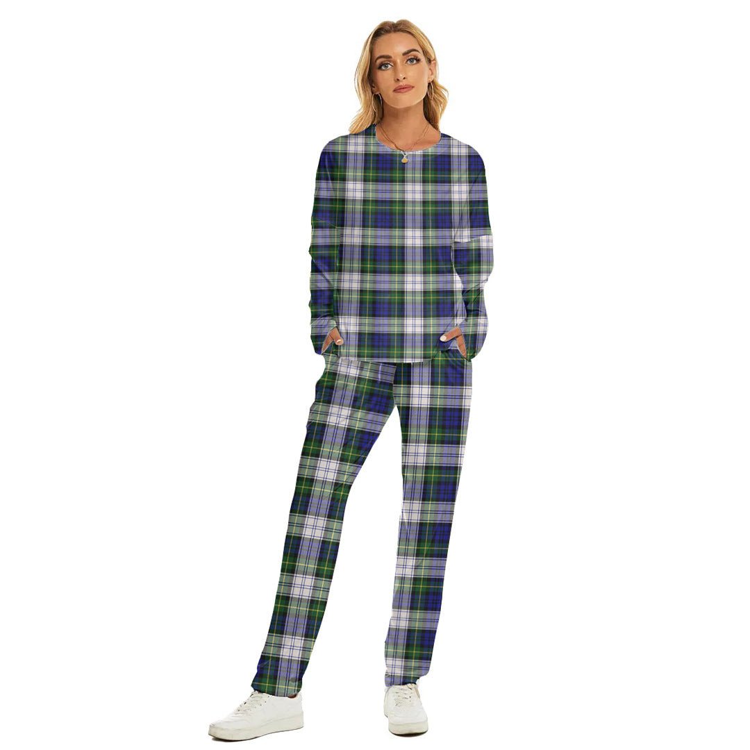 Gordon Dress Modern Tartan Plaid Women's Pajama Suit