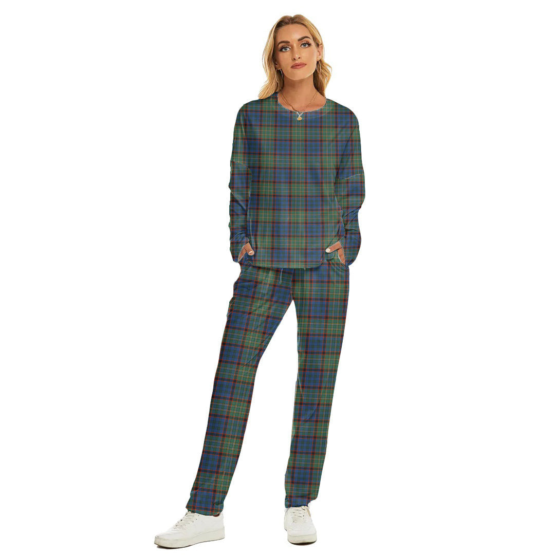 Nicolson Hunting Ancient Tartan Plaid Women's Pajama Suit