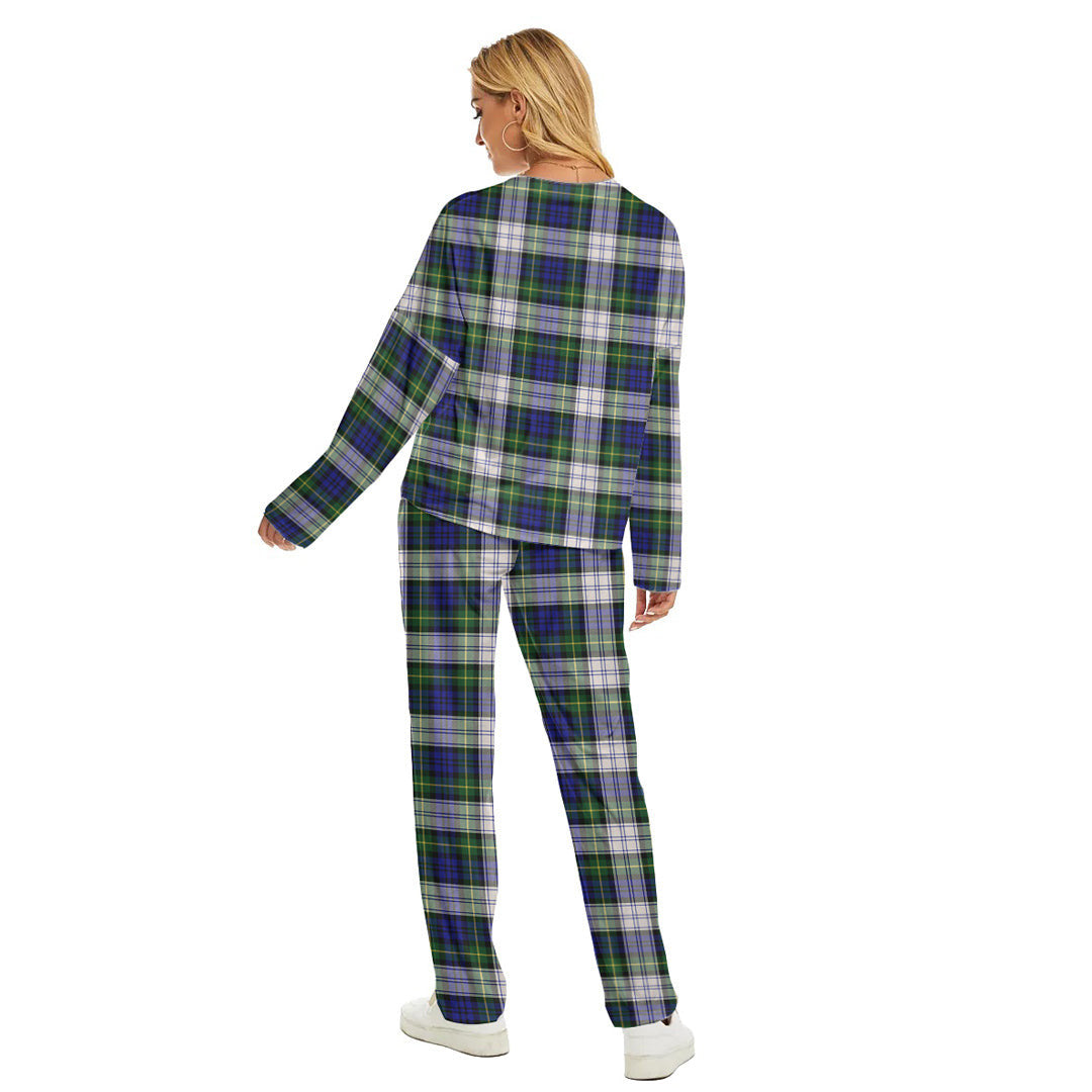 Gordon Dress Modern Tartan Plaid Women's Pajama Suit