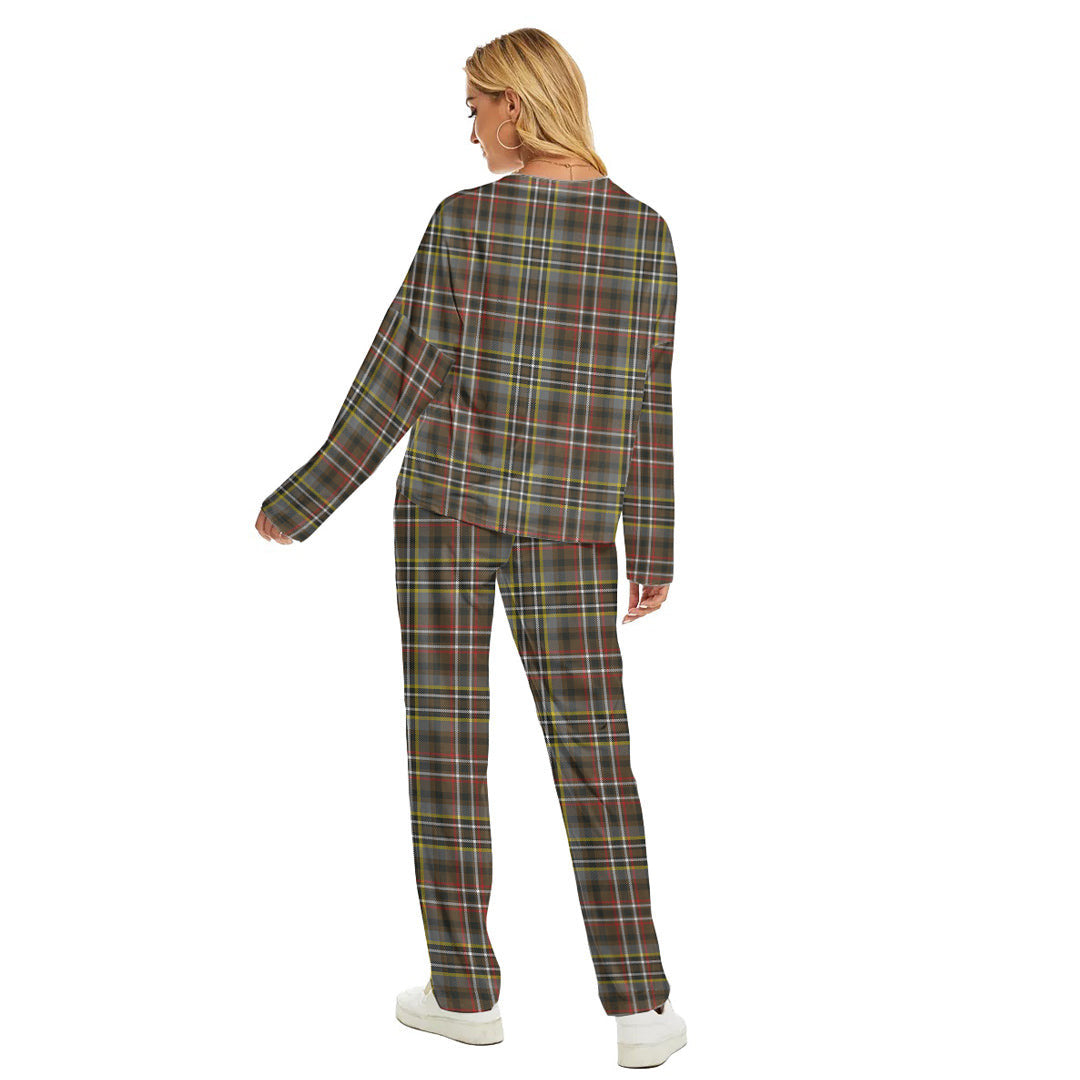 SCOTT GREEN WEATHERED Tartan Plaid Women's Pajama Suit