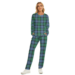 Morrison Ancient Tartan Plaid Women's Pajama Suit