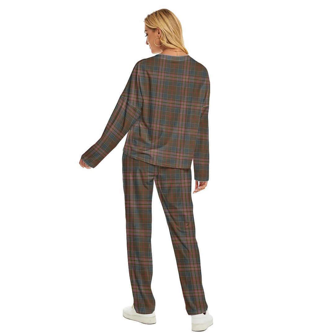 Kennedy Weathered Tartan Plaid Women's Pajama Suit