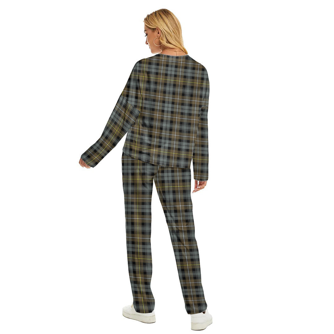 Campbell Argyll Weathered Tartan Plaid Women's Pajama Suit