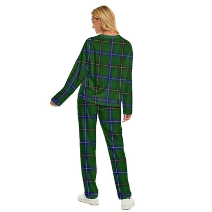 Henderson Modern Tartan Plaid Women's Pajama Suit