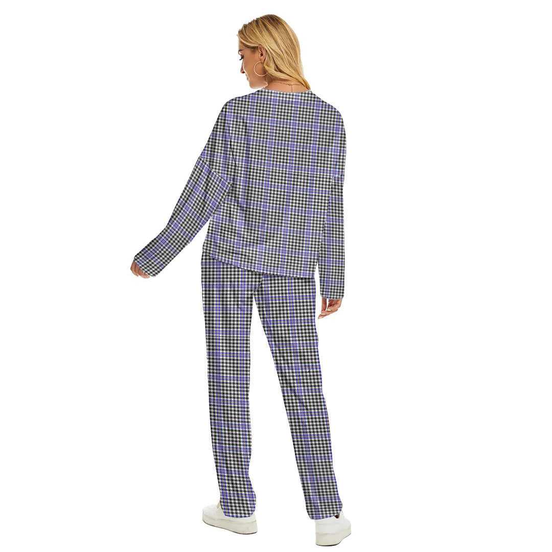 Sir Walter Scott Tartan Plaid Women's Pajama Suit