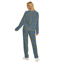 Stewart of Appin Hunting Ancient Tartan Plaid Women's Pajama Suit