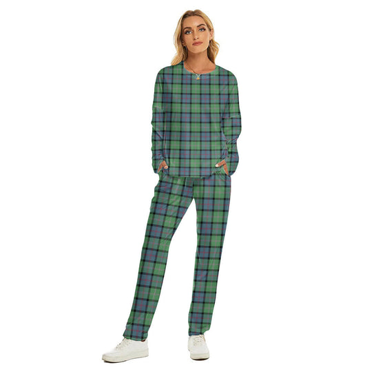 MacThomas Ancient Tartan Plaid Women's Pajama Suit