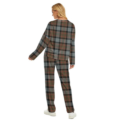 MacLaren Weathered Tartan Plaid Women's Pajama Suit