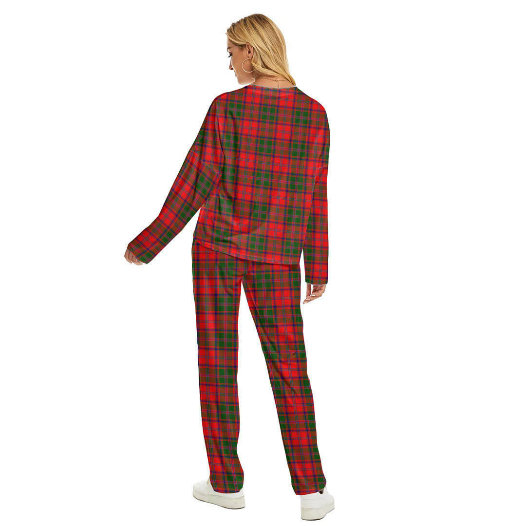 Stewart of Appin Modern Tartan Plaid Women's Pajama Suit