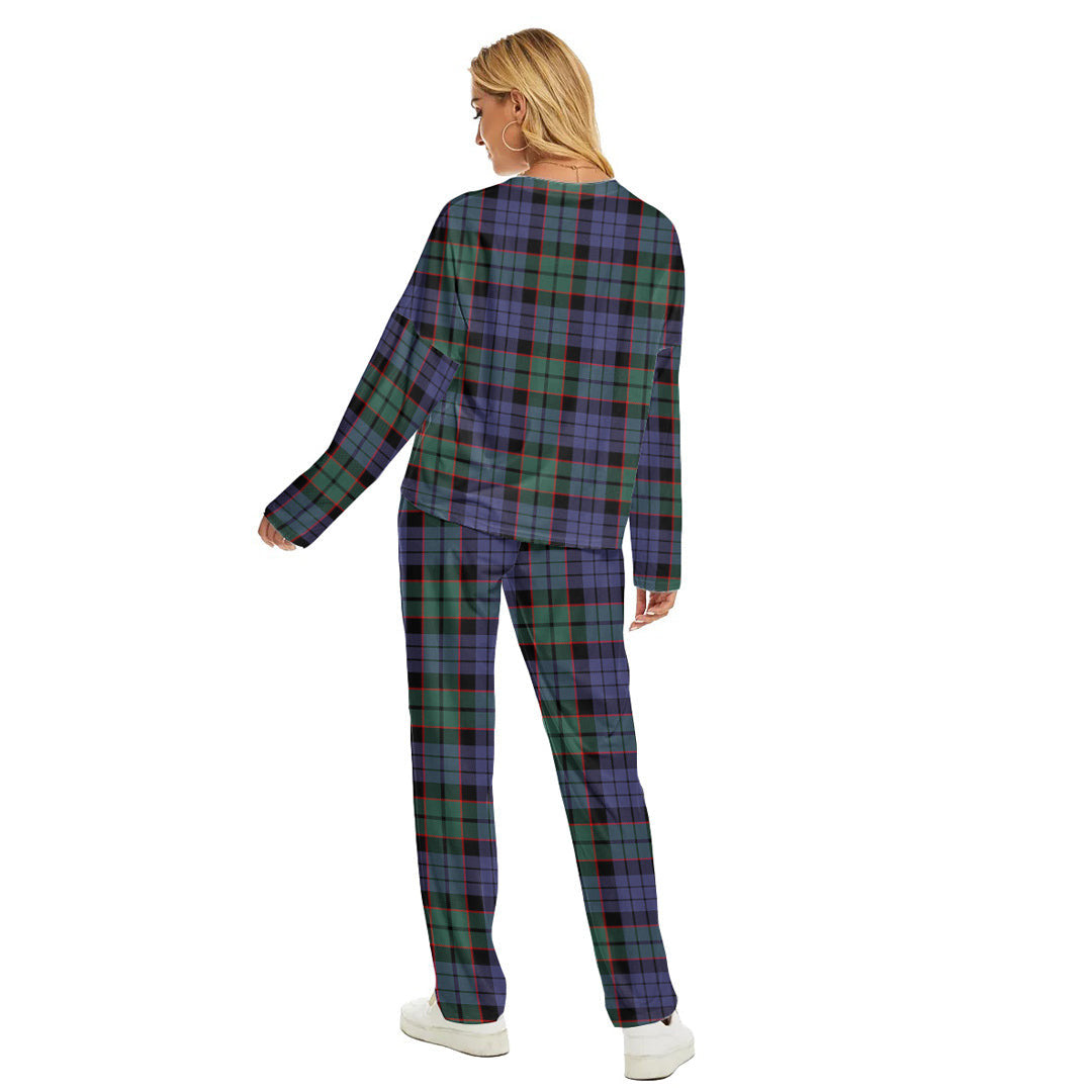 Fletcher Modern Tartan Plaid Women's Pajama Suit