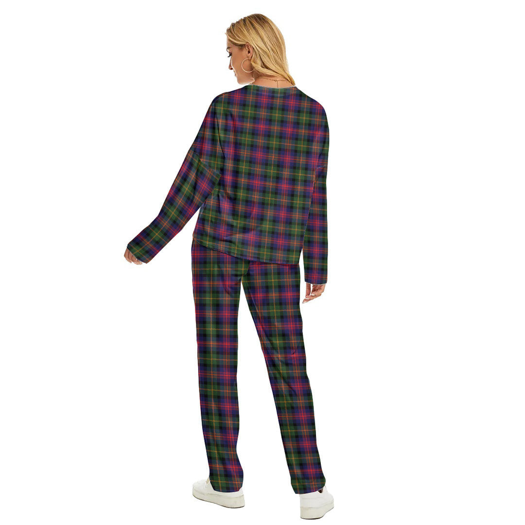 Logan Modern Tartan Plaid Women's Pajama Suit