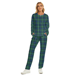 MacCallum Ancient Tartan Plaid Women's Pajama Suit