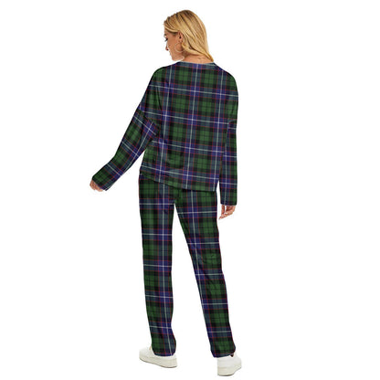 Galbraith Modern Tartan Plaid Women's Pajama Suit