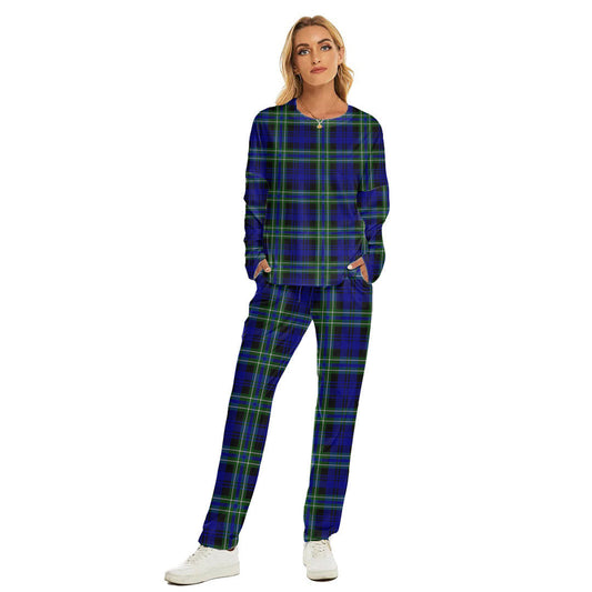 Arbuthnot Modern Tartan Plaid Women's Pajama Suit