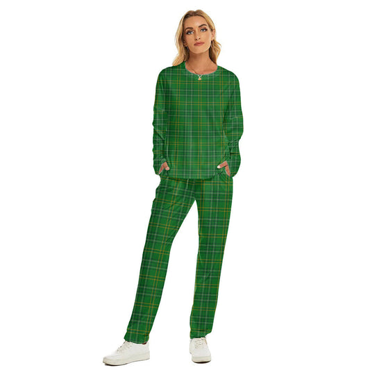 Wexford County Tartan Plaid Women's Pajama Suit