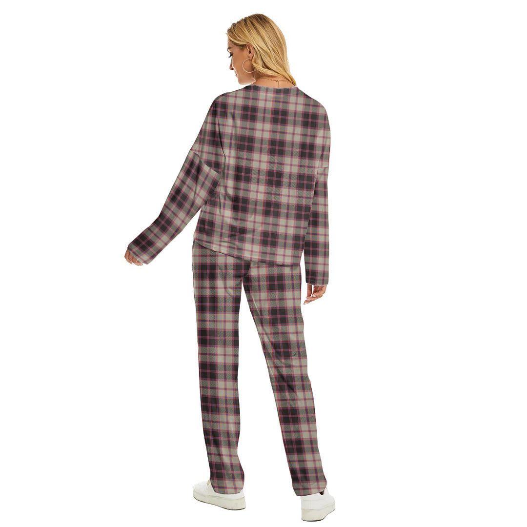 MacPherson Hunting Ancient Tartan Plaid Women's Pajama Suit