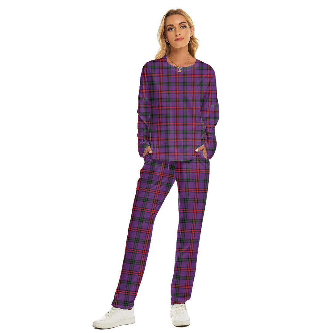 Montgomery Modern Tartan Plaid Women's Pajama Suit