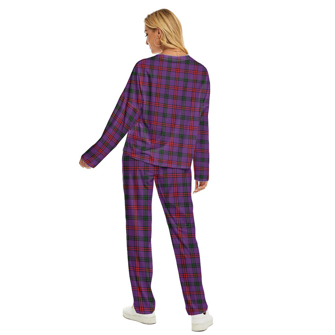 Montgomery Modern Tartan Plaid Women's Pajama Suit