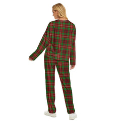 Ainslie Tartan Plaid Women's Pajama Suit