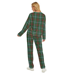 Gayre Tartan Plaid Women's Pajama Suit