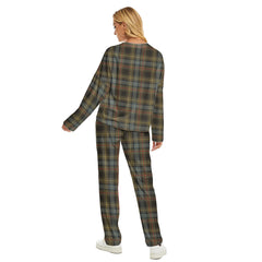 Stewart Hunting Weathered Tartan Plaid Women's Pajama Suit