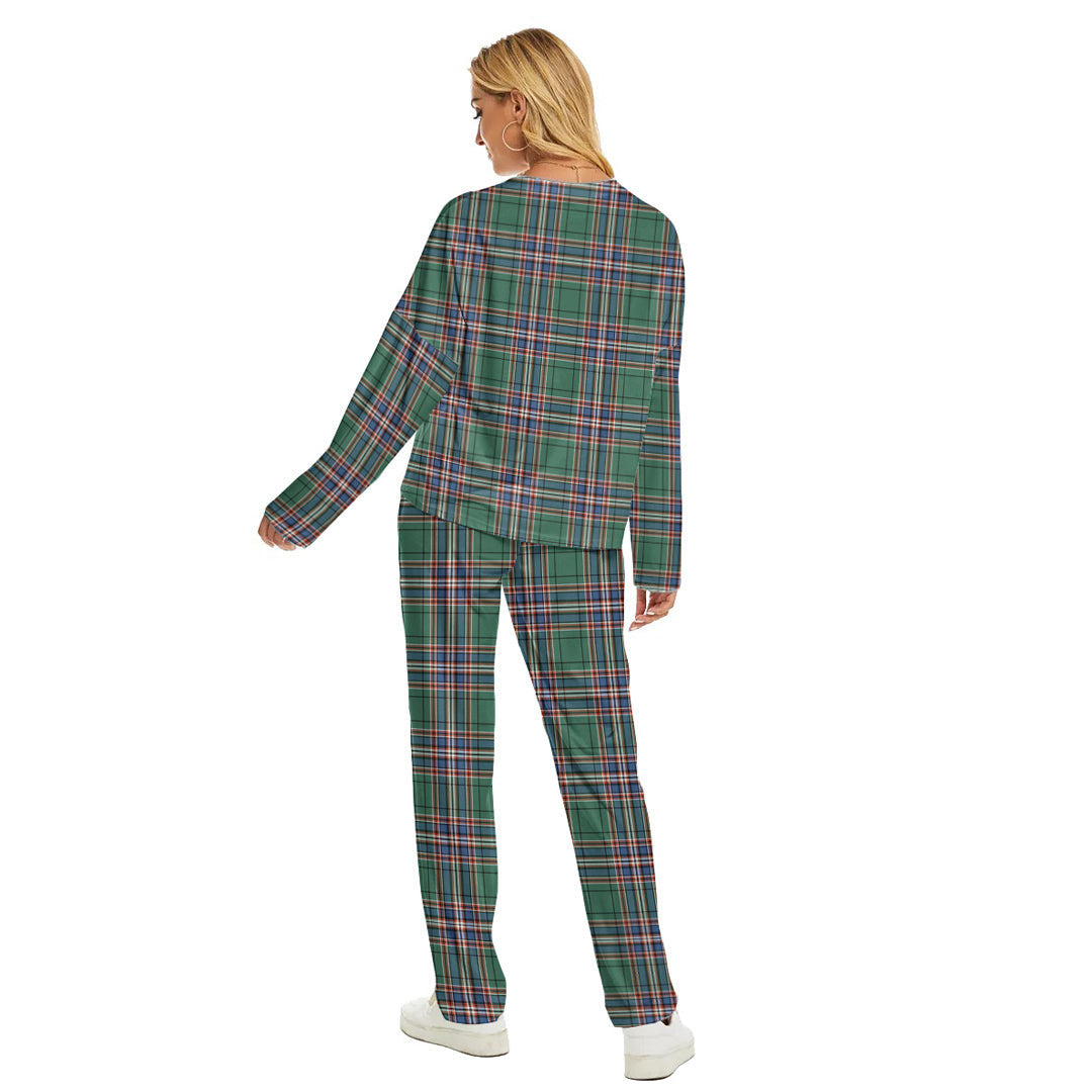 MacFarlane Hunting Ancient Tartan Plaid Women's Pajama Suit