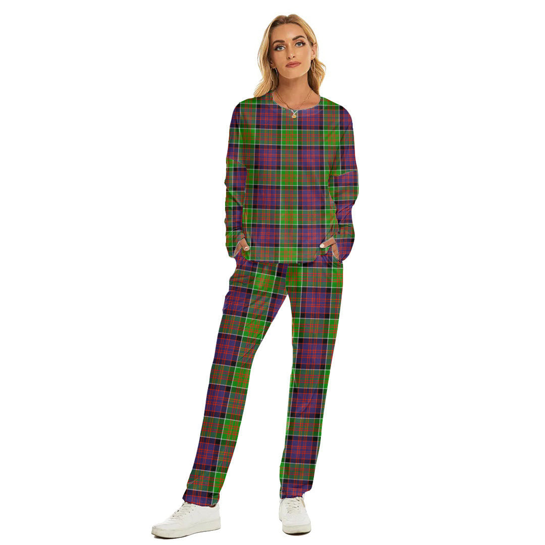 MacDonald of Clanranald Tartan Plaid Women's Pajama Suit