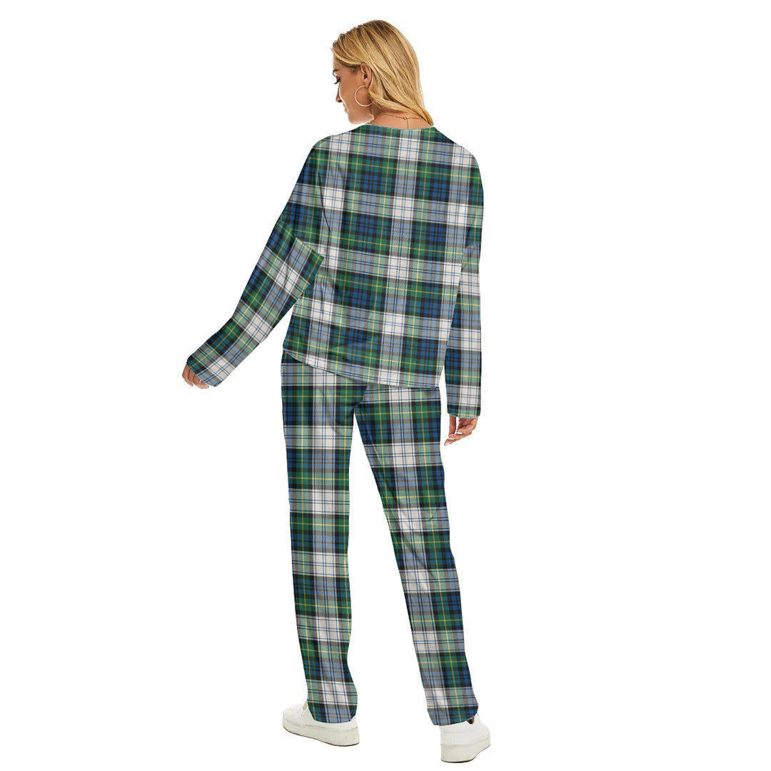 Gordon Dress Ancient Tartan Plaid Women's Pajama Suit