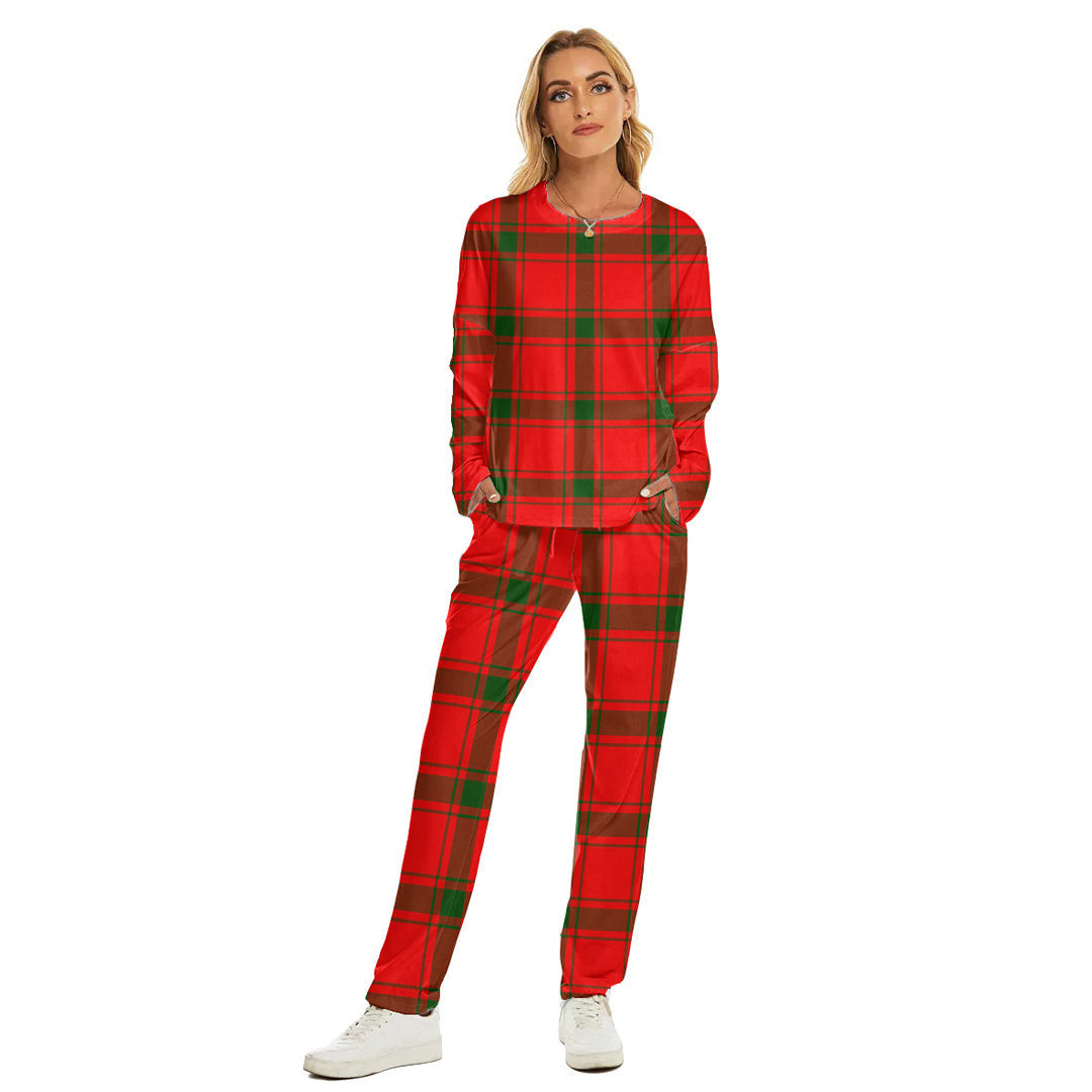 MacDonald of Sleat Tartan Plaid Women's Pajama Suit