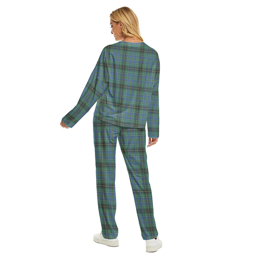 MacInnes Ancient Tartan Plaid Women's Pajama Suit