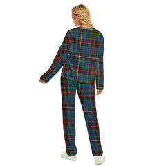 Fraser Hunting Ancient Tartan Plaid Women's Pajama Suit