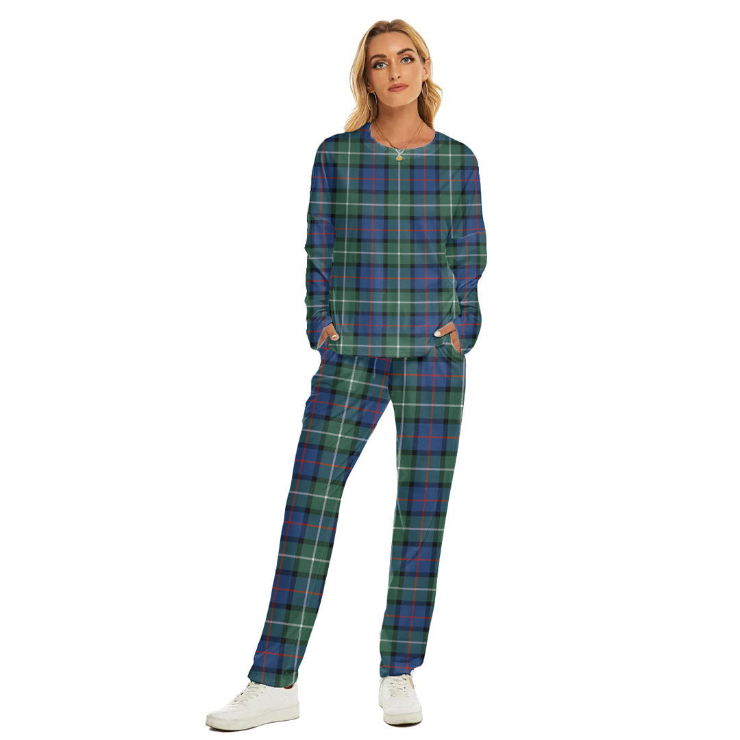 Davidson of Tulloch Tartan Plaid Women's Pajama Suit