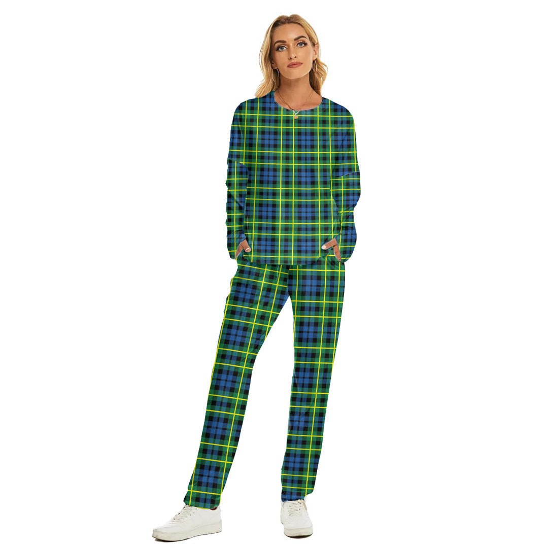 Campbell of Breadalbane Ancient Tartan Plaid Women's Pajama Suit