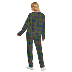 Stewart of Appin Hunting Modern Tartan Plaid Women's Pajama Suit